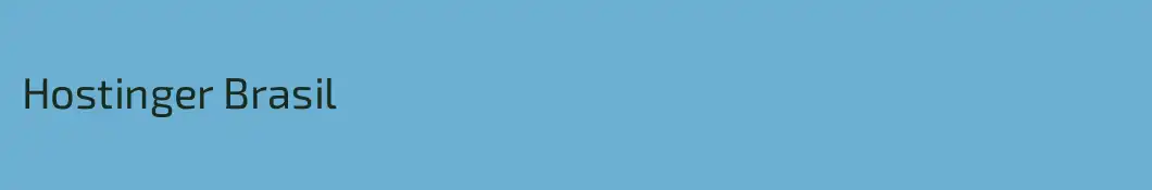 Hostinger Brasil